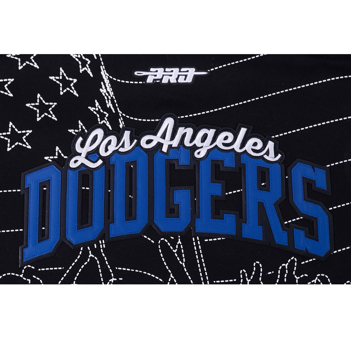 MLB LOS ANGELES DODGERS PRO PREMIUM MEN'S SWEATSHIRT (BLACK)