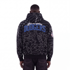 MLB LOS ANGELES DODGERS PRO PREMIUM MEN'S SWEATSHIRT (BLACK)
