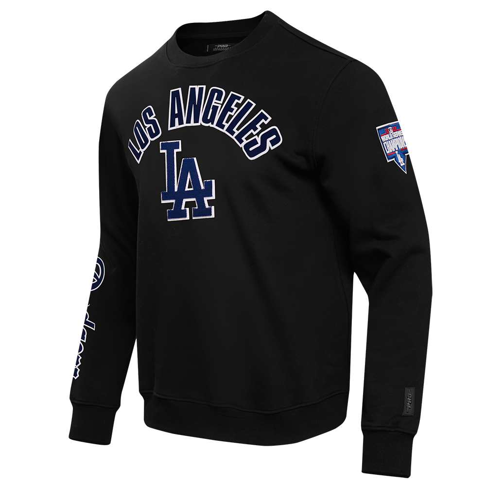 MLB LOS ANGELES DODGERS CLASSIC MEN'S CREWNECK (BLACK)