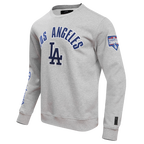 MLB LOS ANGELES DODGERS CLASSIC MEN'S CREWNECK (HEATHER GREY)