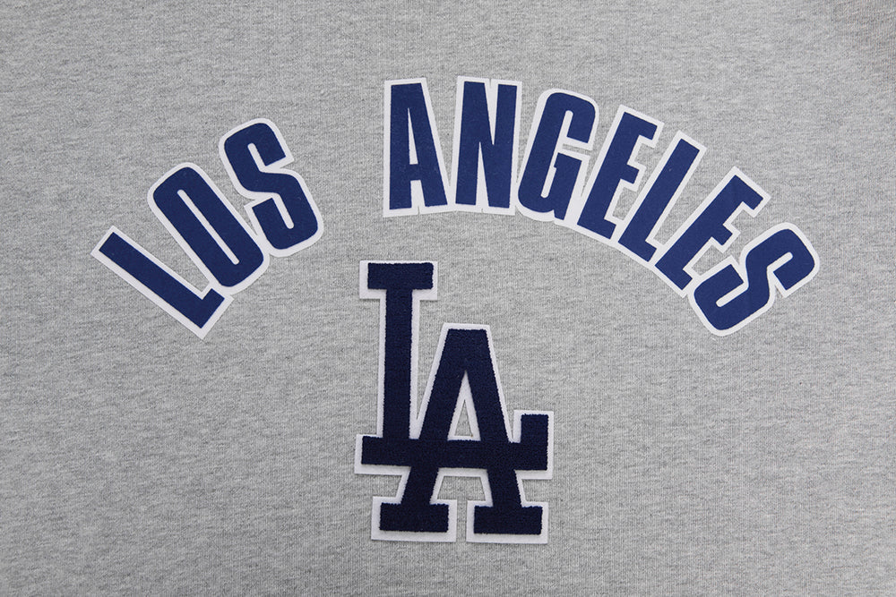 MLB LOS ANGELES DODGERS CLASSIC MEN'S CREWNECK (HEATHER GREY)