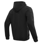 MLB LOS ANGELES DODGERS TRIPLE BLACK MEN'S ZIPPER HOODIE (BLACK)