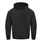 MLB LOS ANGELES DODGERS NEUTRAL CHANDAIL À CAPUCHON À ÉPAULES TOMBANTES POUR HOMME (NOIR)