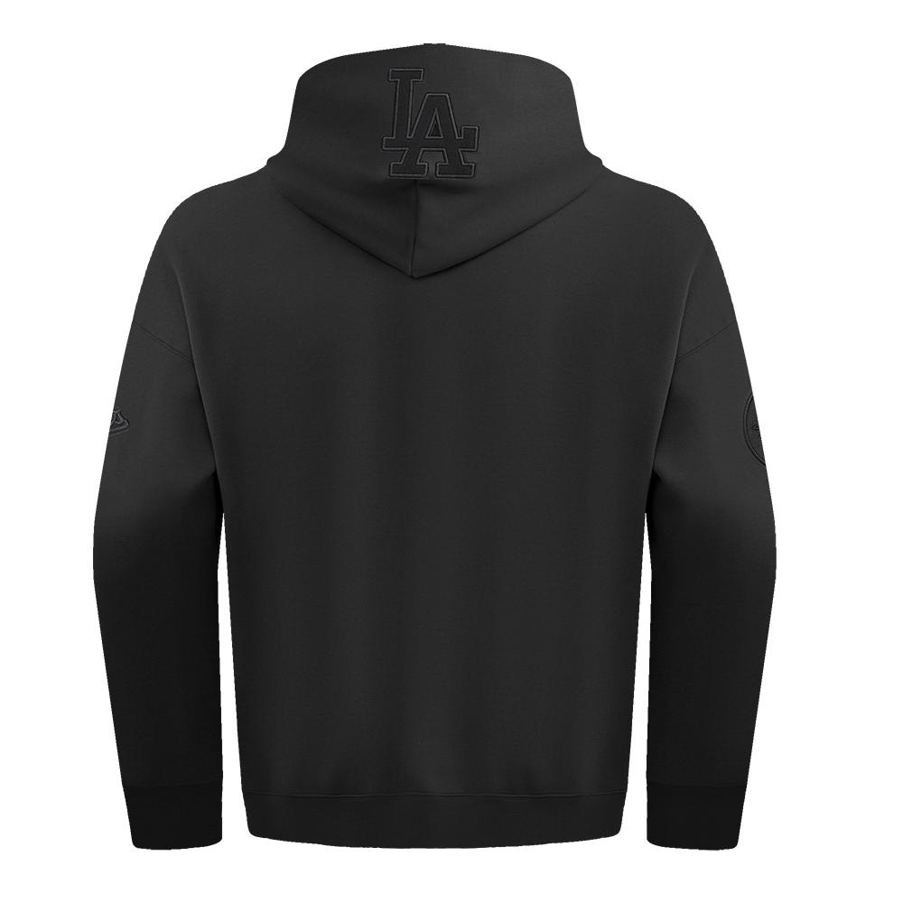 MLB LOS ANGELES DODGERS NEUTRAL CHANDAIL À CAPUCHON À ÉPAULES TOMBANTES POUR HOMME (NOIR)