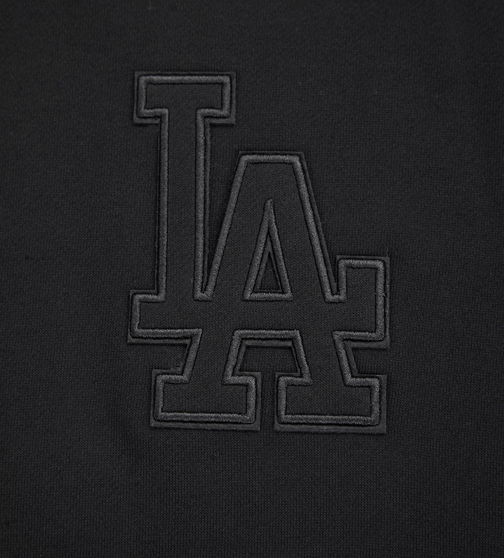 MLB LOS ANGELES DODGERS NEUTRAL CHANDAIL À CAPUCHON À ÉPAULES TOMBANTES POUR HOMME (NOIR)