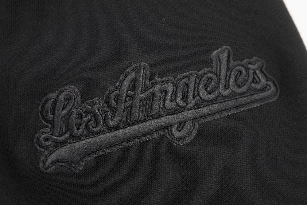 MLB LOS ANGELES DODGERS NEUTRAL CHANDAIL À CAPUCHON À ÉPAULES TOMBANTES POUR HOMME (NOIR)