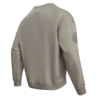 MLB LOS ANGELES DODGERS NEUTRAL CHANDAIL À COL ROND EN MOLLETON À ÉPAULES TOMBANTES POUR HOMME (TAUPE)