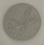 MLB LOS ANGELES DODGERS NEUTRAL CHANDAIL À COL ROND EN MOLLETON À ÉPAULES TOMBANTES POUR HOMME (TAUPE)