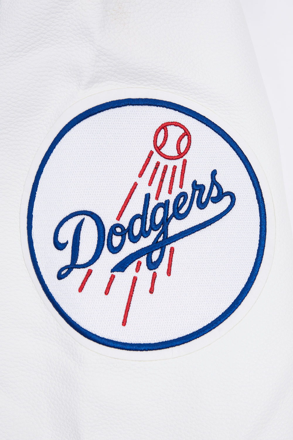 MLB LOS ANGELES DODGERS SCRIPT TAIL MEN'S VARSITY JACKET (DODGER BLUE/WHITE)