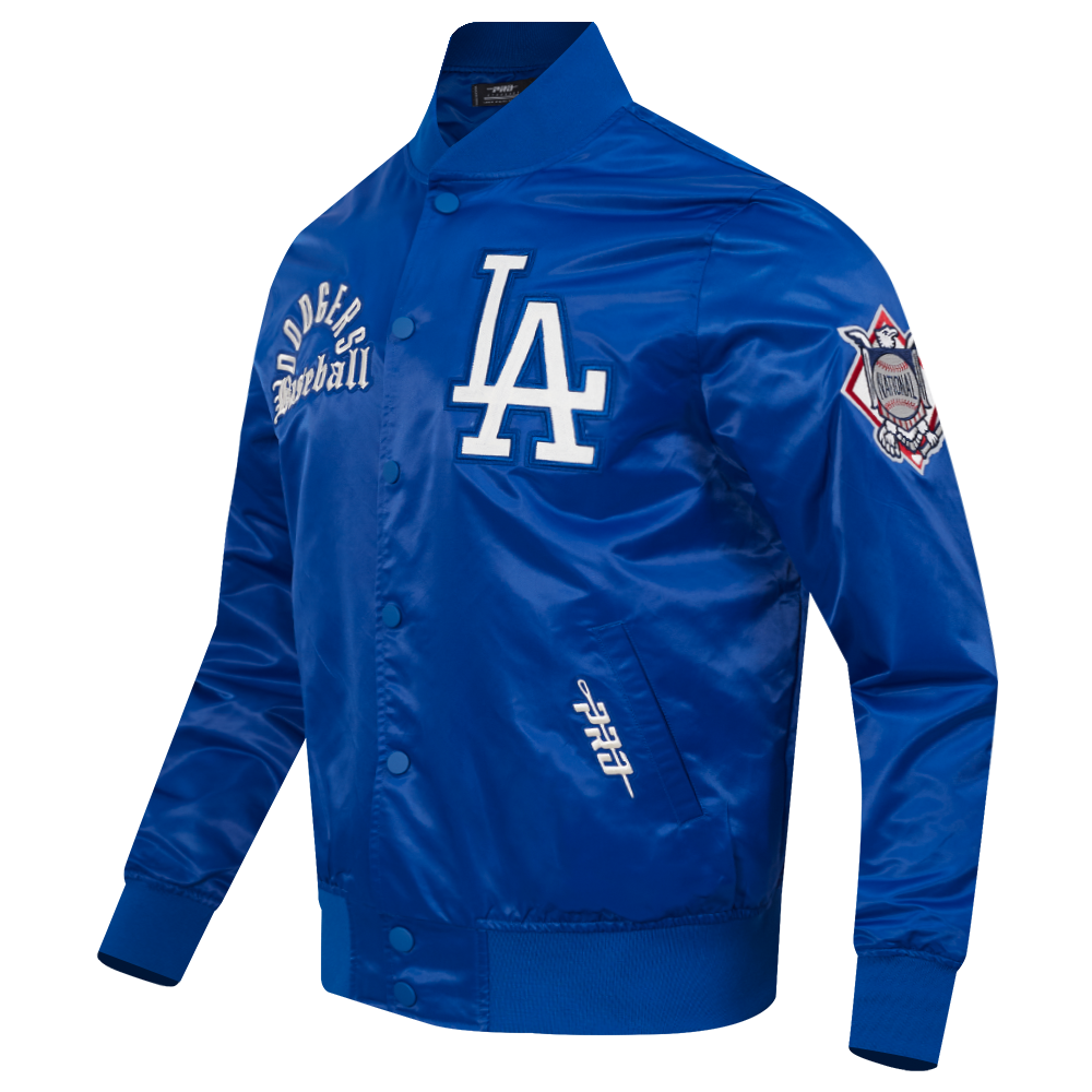 MLB LOS ANGELES DODGERS MODERN ORIGINALS MEN'S SATIN JACKET (DODGER BLUE)