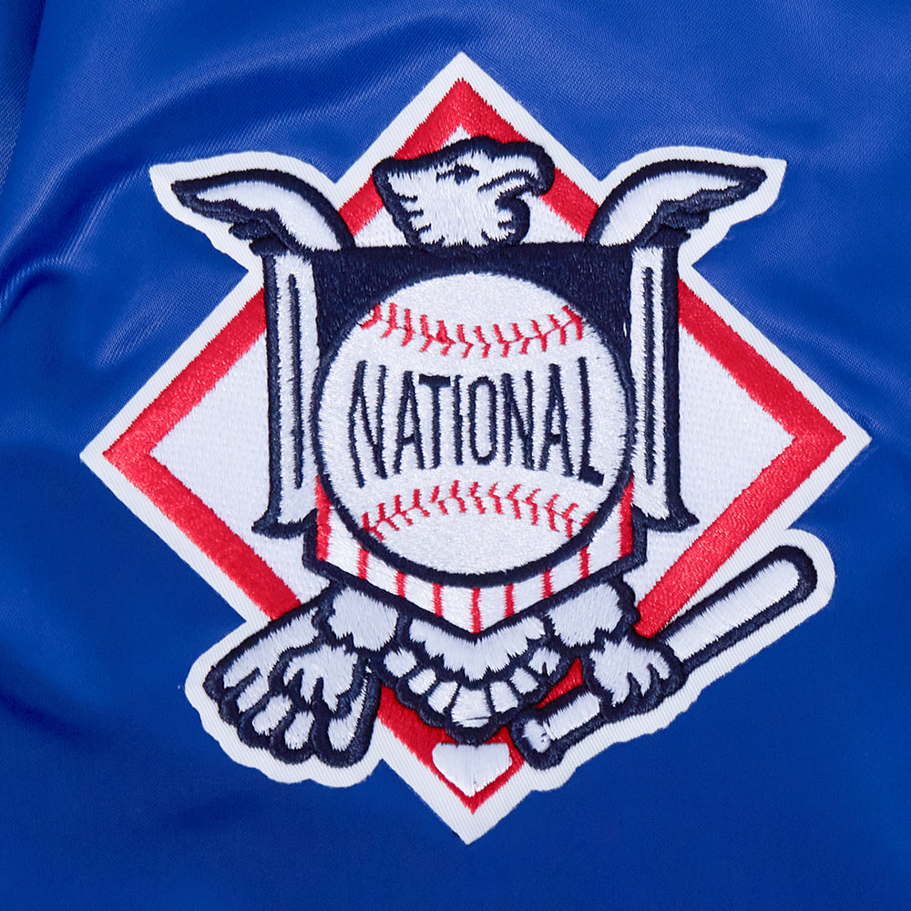 MLB LOS ANGELES DODGERS CLASSIC CHENILLE MEN'S PULLOVER HOODIE (UNIVERSITY BLUE)