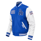 MLB LOS ANGELES DODGERS ON TOP MEN'S COAT (ROYAL BLUE/WHITE)