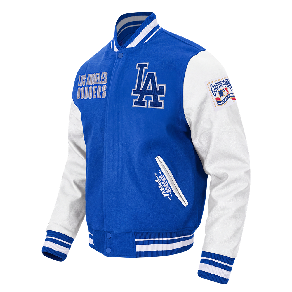 MLB LOS ANGELES DODGERS ON TOP MEN'S COAT (ROYAL BLUE/WHITE)