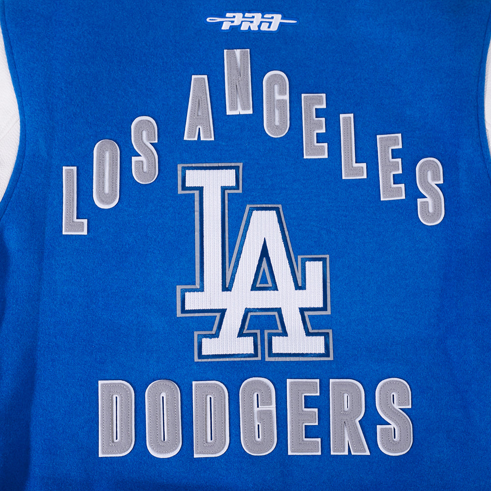 MLB LOS ANGELES DODGERS ON TOP MEN'S COAT (ROYAL BLUE/WHITE)