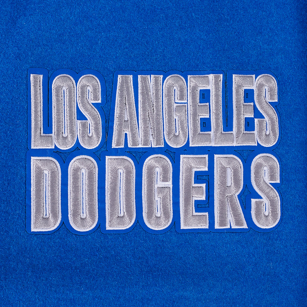 MLB LOS ANGELES DODGERS ON TOP MEN'S COAT (ROYAL BLUE/WHITE)