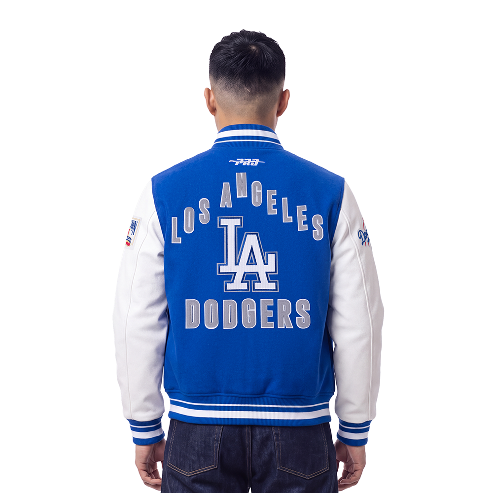 MLB LOS ANGELES DODGERS ON TOP MEN'S COAT (ROYAL BLUE/WHITE)
