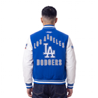 MLB LOS ANGELES DODGERS ON TOP MEN'S COAT (ROYAL BLUE/WHITE)