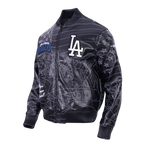 MLB LOS ANGELES DODGERS PRO PREMIUM MEN'S COAT (BLACK)