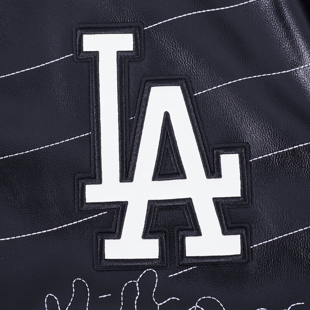 MLB LOS ANGELES DODGERS PRO PREMIUM MEN'S COAT (BLACK)