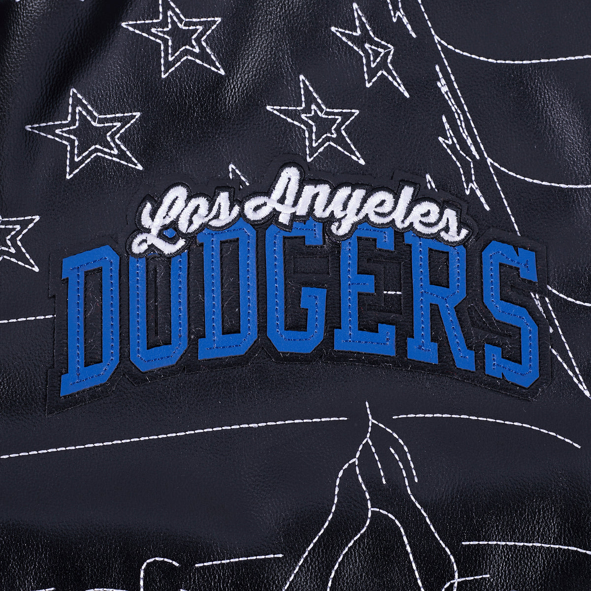 MLB LOS ANGELES DODGERS PRO PREMIUM MEN'S COAT (BLACK)