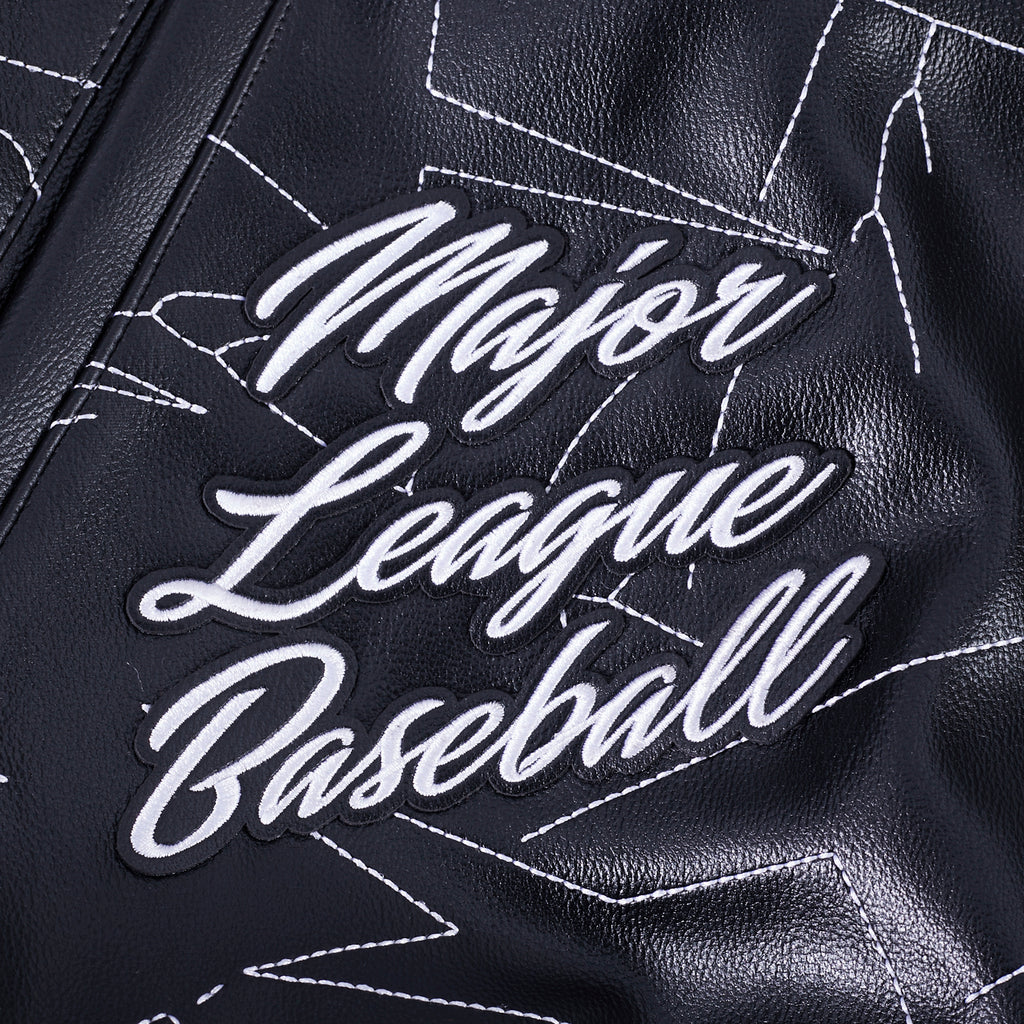 MLB LOS ANGELES DODGERS PRO PREMIUM MEN'S COAT (BLACK)