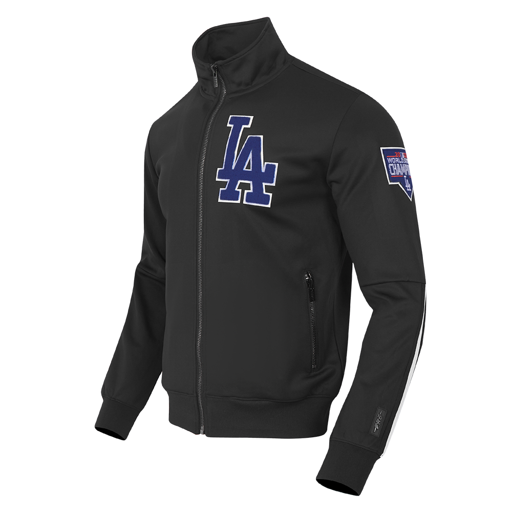 MLB LOS ANGELES DODGERS CLASSIC MEN'S TRACK JACKET (BLACK)