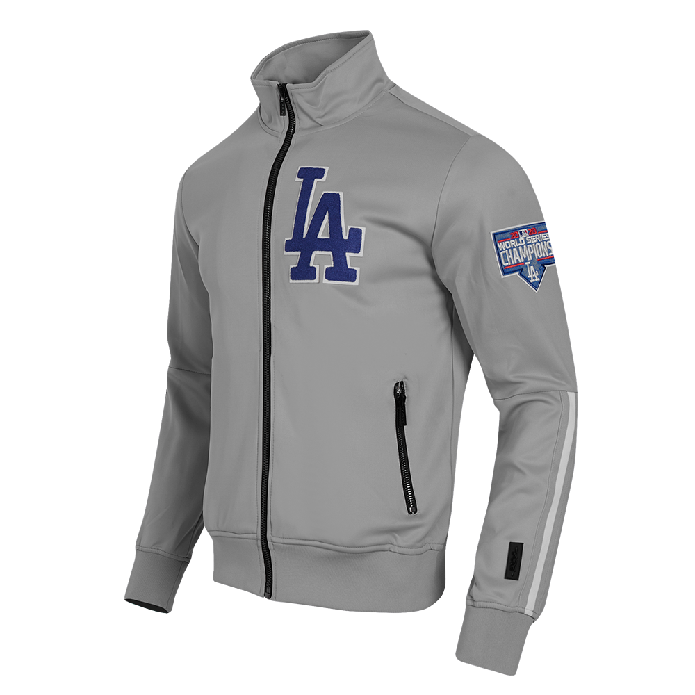 MLB LOS ANGELES DODGERS CLASSIC MEN'S TRACK JACKET (GRAY)