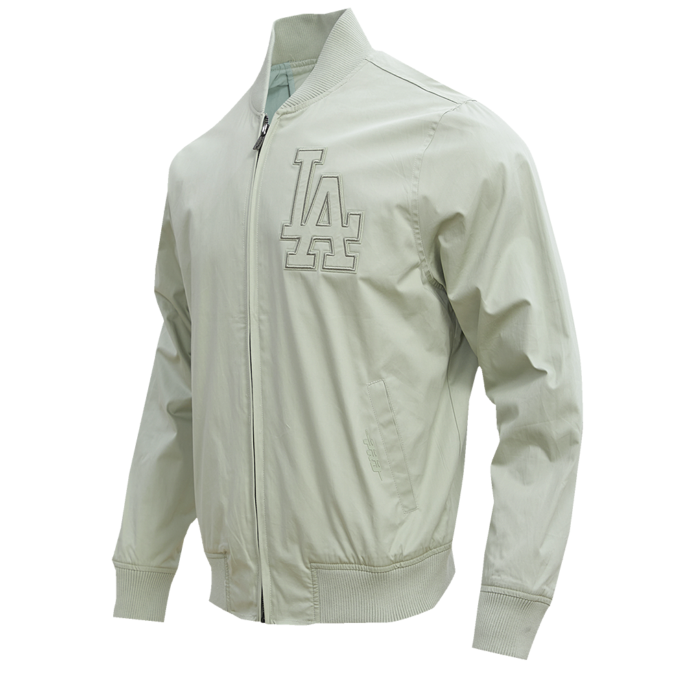 MLB LOS ANGELES DODGERS NEUTRAL MEN'S  TWILL JACKET (MOSS)