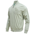 MLB LOS ANGELES DODGERS NEUTRAL MEN'S  TWILL JACKET (MOSS)