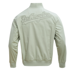 MLB LOS ANGELES DODGERS NEUTRAL MEN'S  TWILL JACKET (MOSS)