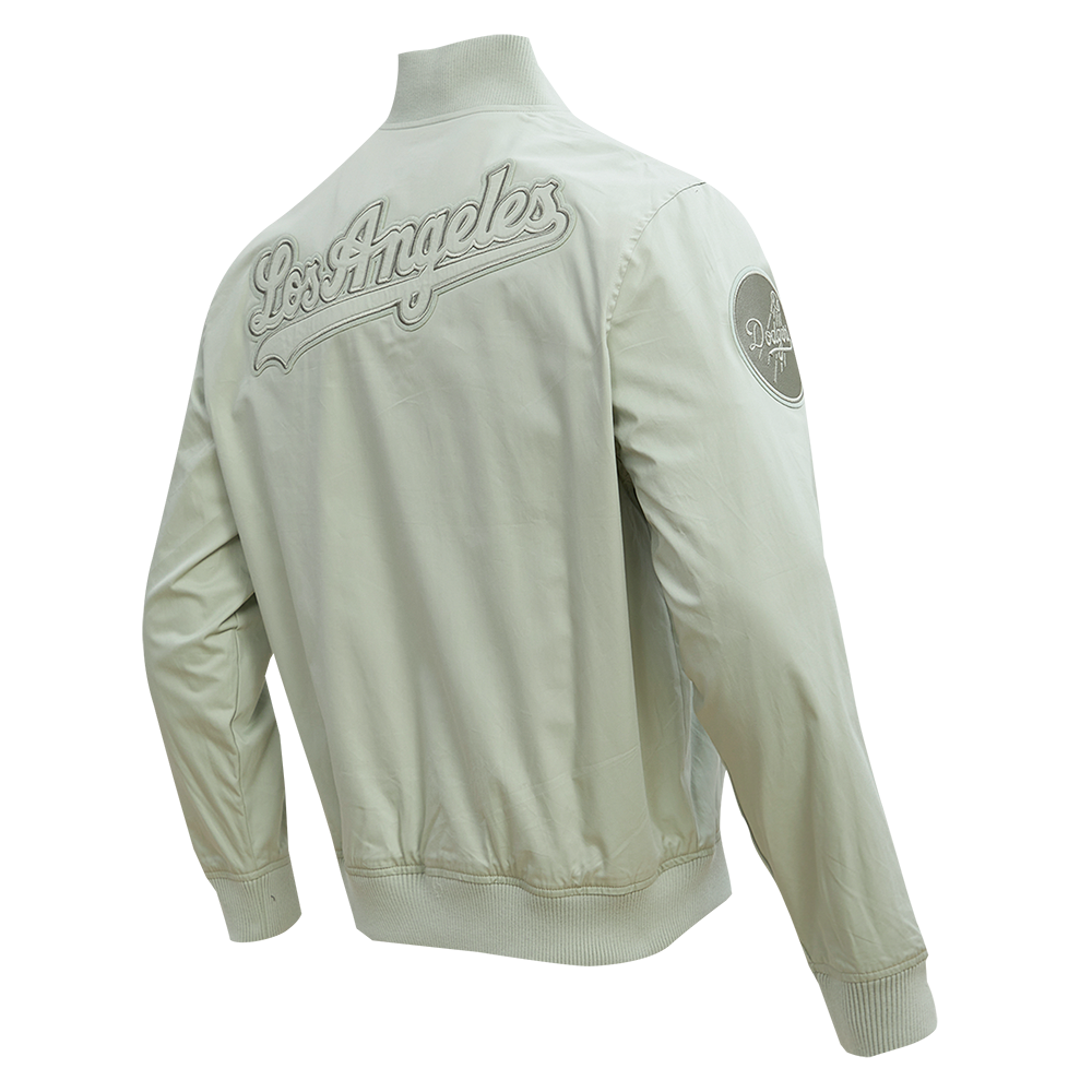MLB LOS ANGELES DODGERS NEUTRAL MEN'S  TWILL JACKET (MOSS)
