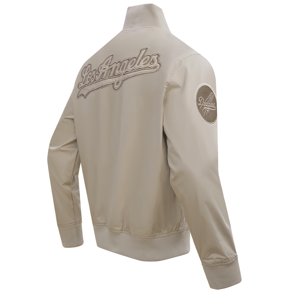 MLB LOS ANGELES DODGERS NEUTRAL BLOUSON EN SERGÉ POUR HOMME (TAUPE)