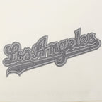MLB LOS ANGELES DODGERS REVERSE FRENCH TERRY HAUT EN JERSEY SIMPLE À COUPE CARRÉE POUR FEMME (COQUILLE D'ŒUF)