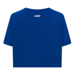 MLB LOS ANGELES DODGERS SKETCHBOOK WOMEN'S SINGLE JERSEY BOXY TEE (DODGER BLUE)