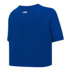 MLB LOS ANGELES DODGERS SKETCHBOOK WOMEN'S SINGLE JERSEY BOXY TEE (DODGER BLUE)