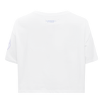 MLB LOS ANGELES DODGERS HOLOGRAM HAUT EN JERSEY SIMPLE À COUPE CARRÉE POUR FEMME (BLANC)