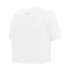 MLB LOS ANGELES DODGERS HOLOGRAM HAUT EN JERSEY SIMPLE À COUPE CARRÉE POUR FEMME (BLANC)