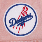 MLB LOS ANGELES DODGERS  WOMEN'S S/S BOXY TOP (WASHED MAUVE)