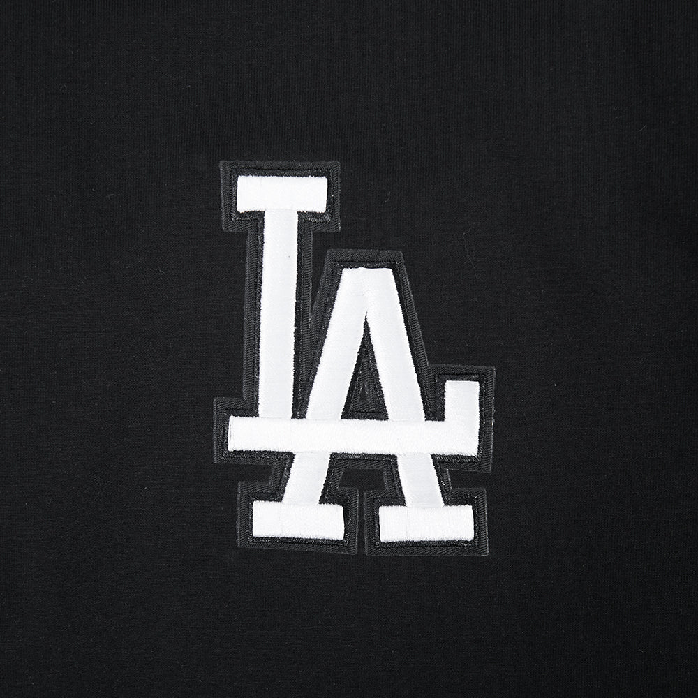 MLB LOS ANGELES DODGERS WINGSPAN WOMEN'S SJ BOXY TEE (BLACK)