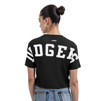 MLB LOS ANGELES DODGERS WINGSPAN WOMEN'S SJ BOXY TEE (BLACK)