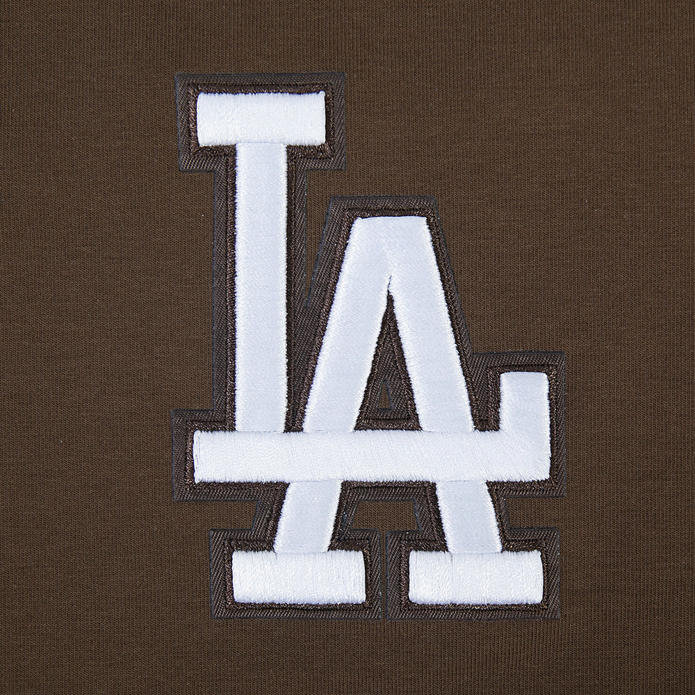 MLB LOS ANGELES DODGERS WINGSPAN WOMEN'S SJ BOXY TEE (BROWN)