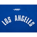 MLB LOS ANGELES DODGERS CLASSIC CHENILLE WOMEN'S SJ BOXY TOP (DODGER BLUE)