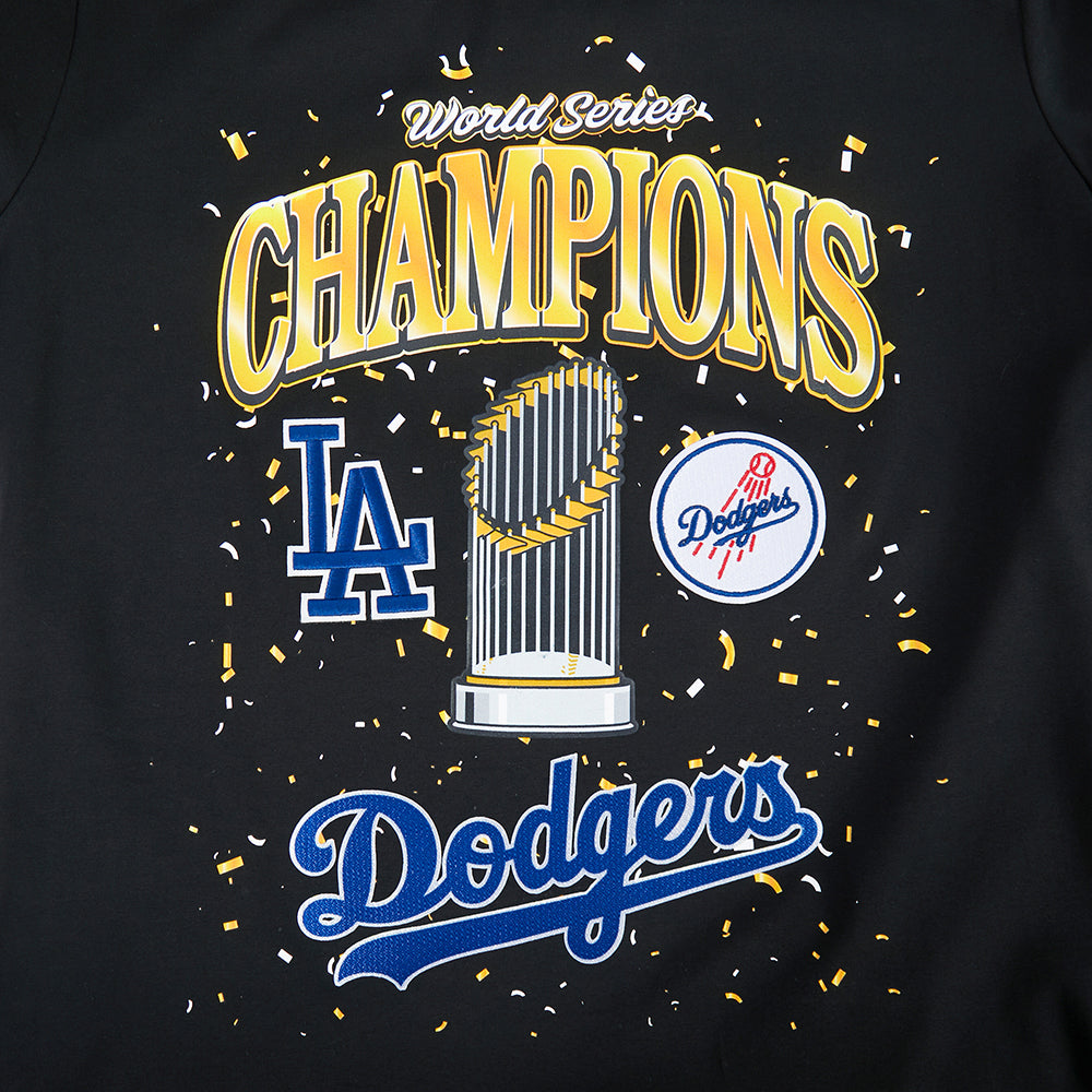 MLB LOS ANGELES DODGERS MLB WORLD SERIES 2025 WOMEN'S SJ SLIM FIT TOP (BLACK)