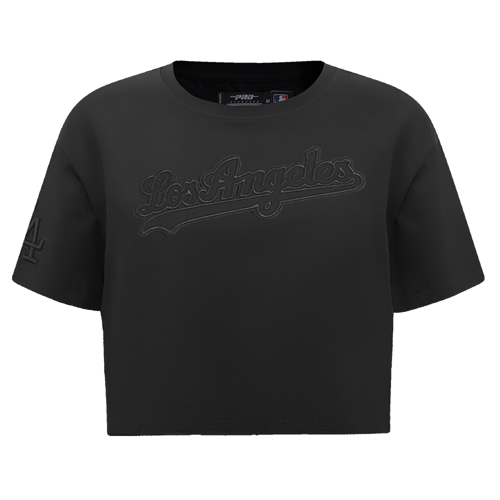 MLB LOS ANGELES DODGERS NEUTRAL HAUT À COUPE CARRÉE POUR FEMME (NOIR)