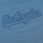 MLB LOS ANGELES DODGERS NEUTRAL SINGLE JERSEY BOXY TEE (STEEL BLUE)