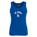 MLB LOS ANGELES DODGERS CLASSIC WOMEN'S RELAXED FIT RACERBACK (DODGER BLUE)