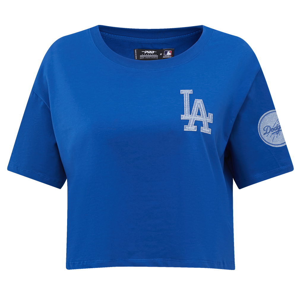 MLB LOS ANGELES DODGERS VARSITY BLUES WOMEN'S BOXY TOP (DODGER BLUE)