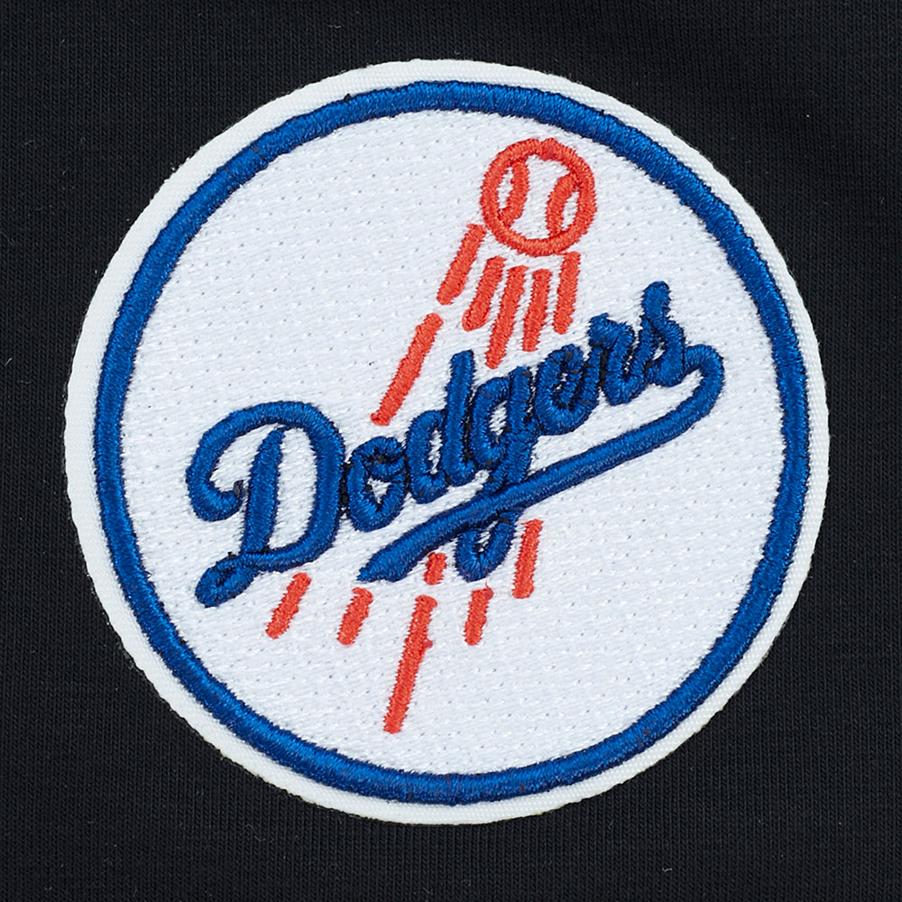 MLB LOS ANGELES DODGERS CLASSIC CHENILLE WOMEN'S BODYCON DRESS (BLACK)