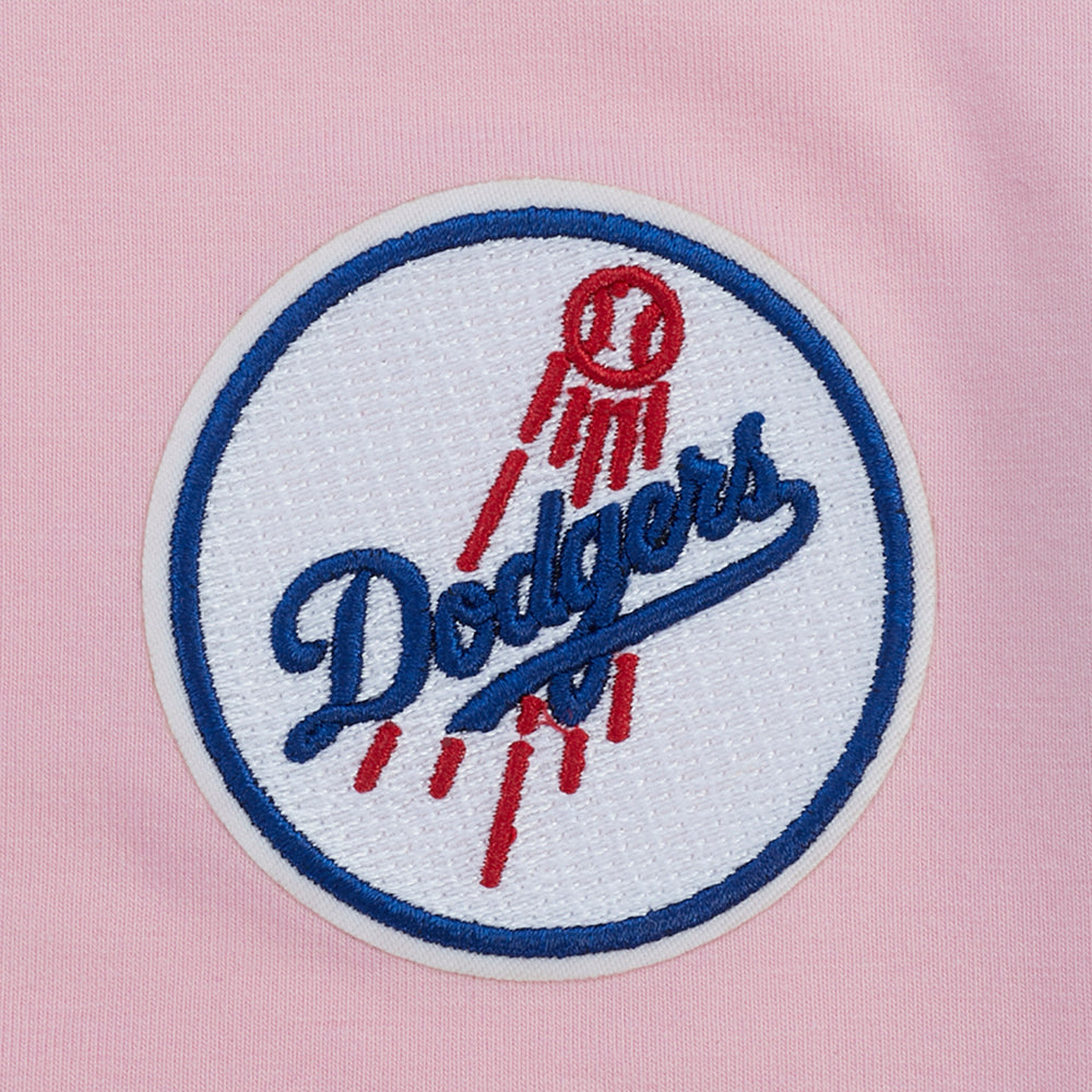 MLB LOS ANGELES DODGERS CLASSIC CHENILLE WOMEN'S BODYCON DRESS (PINK)