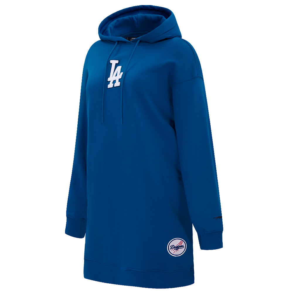 MLB LOS ANGELES DODGERS CLASSIC WOMEN'S HOODIE DRESS (DODGER BLUE)
